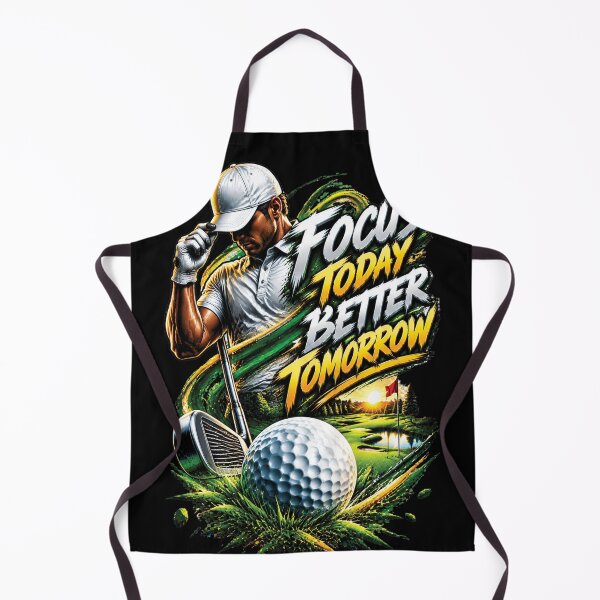 Item preview, Focus Today Better Tomorrow Golf Motivation Design designed and sold by M. Mamdouh Artworks.