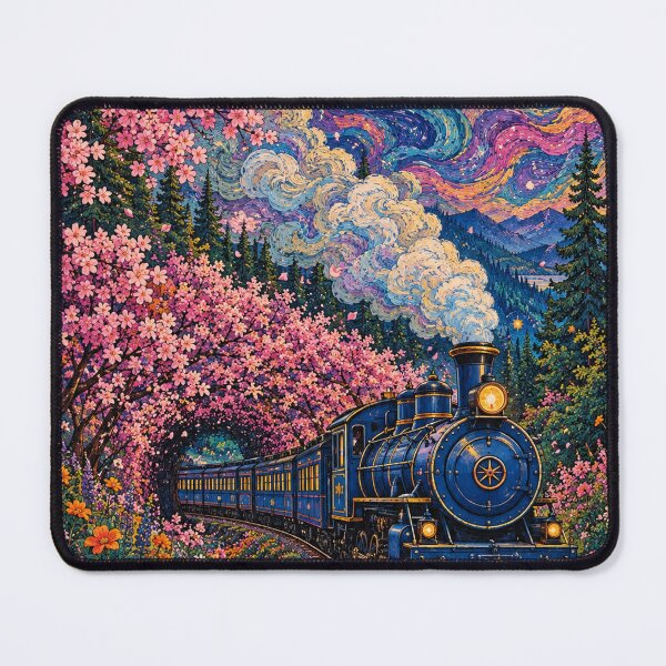 Item preview, Blossom Express Through the Mountain designed and sold by marbelelunar.