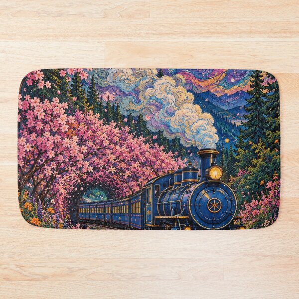Item preview, Blossom Express Through the Mountain designed and sold by marbelelunar.