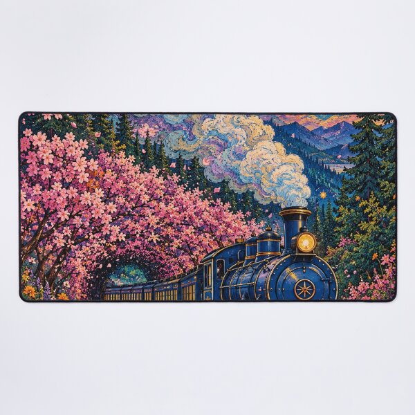 Item preview, Blossom Express Through the Mountain designed and sold by marbelelunar.