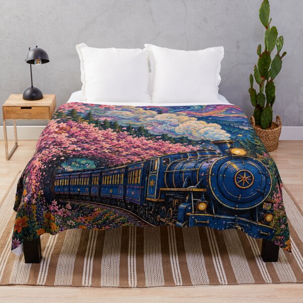 Item preview, Blossom Express Through the Mountain designed and sold by marbelelunar.