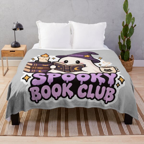 Item preview, Spooky Book Club Cute Ghost Reading designed and sold by Artistprinter.