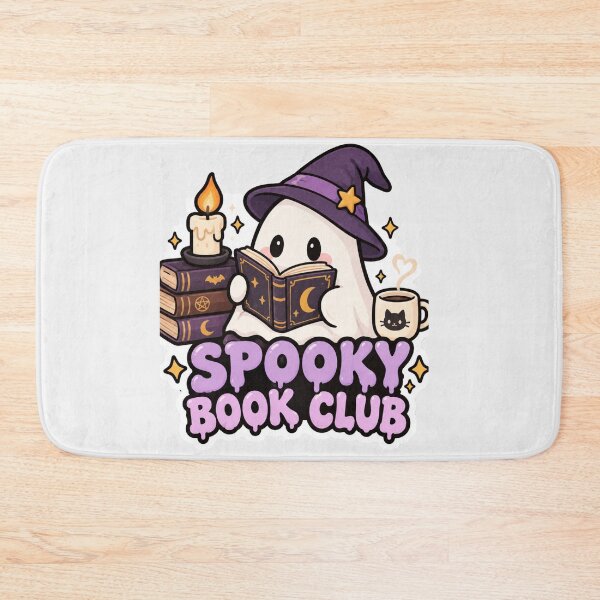 Item preview, Spooky Book Club Cute Ghost Reading designed and sold by Artistprinter.
