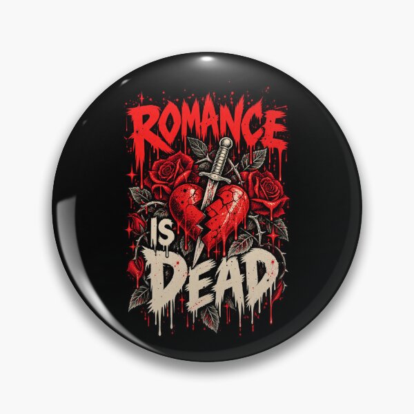 Item preview, Romance Is Dead – Gothic Broken Heart Grunge Design designed and sold by MetaModel Editions.