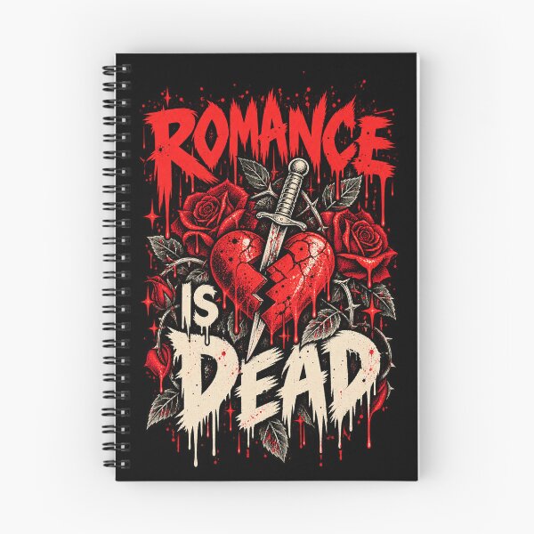 Item preview, Romance Is Dead – Gothic Broken Heart Grunge Design designed and sold by MetaModel Editions.