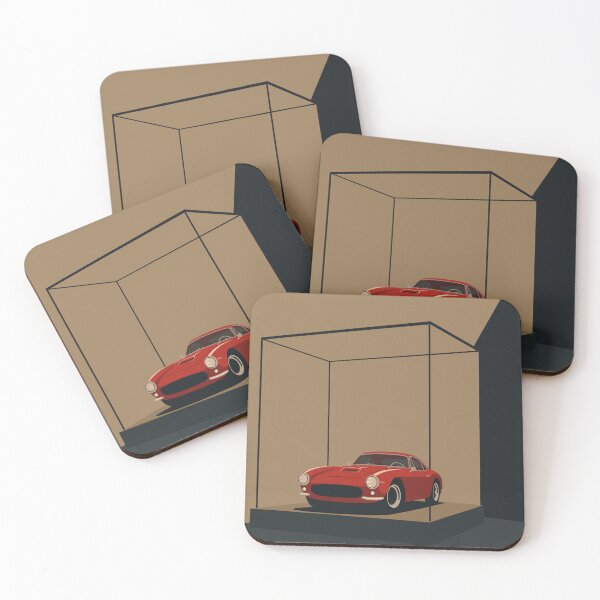 Item preview, Vintage Italian Racing Car Art | Red Menace 1960s | Minimalist Automotive Illustration | Retro Car Enthusiast Print designed and sold by Studio pod Burom.