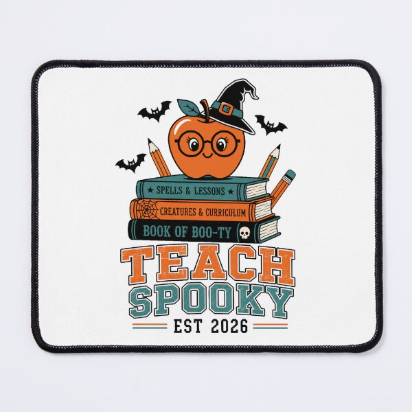 Item preview, Teach Spooky Funny Teacher Halloween Shirt designed and sold by digital.stickerperso.com.