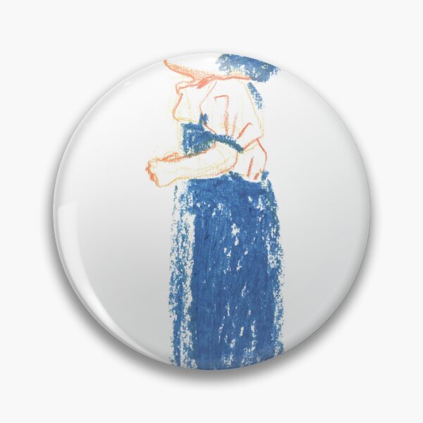 Item preview, Girl in Blue Dress Looking Up designed and sold by Ajahakodoma.