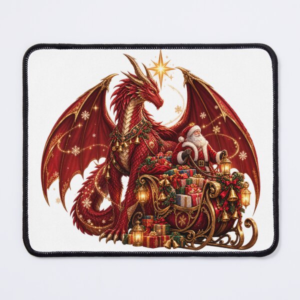 Item preview, Santa's Secret Dragon Christmas designed and sold by ESSClothing.