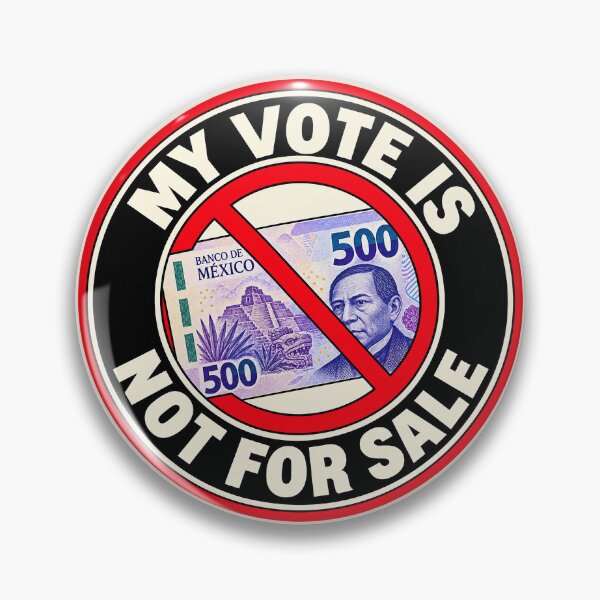 Item preview, ⭐ MY VOTE IS NOT FOR SALE ⭐ - MXN -  Mexican peso designed and sold by WheelieGdArt.