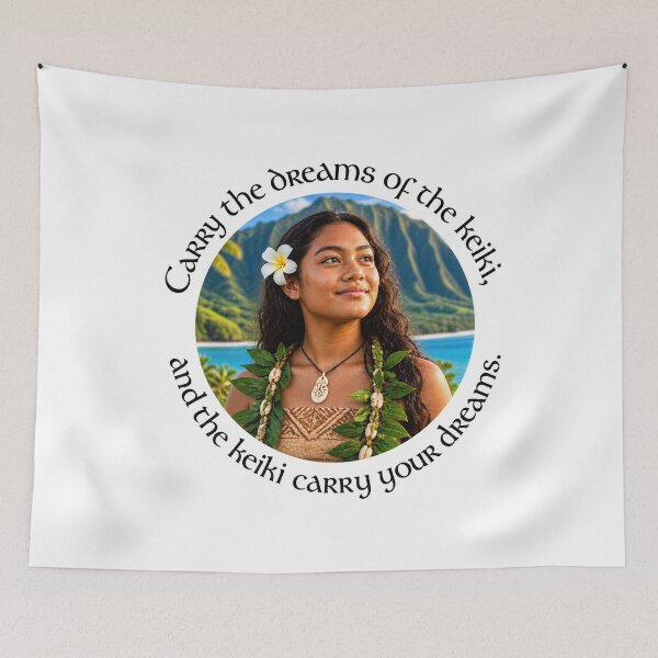 Item preview, Polynesian Community Proverb - Carry the dreams of the keiki | Pacific Art designed and sold by ShakaLife.org.