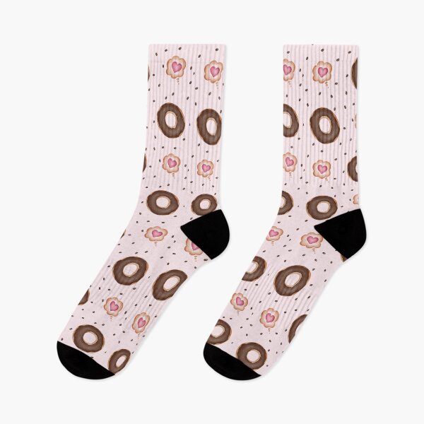 Item preview, Cozy Chocolate Donut and Coffee Bean Seamless Pattern designed and sold by DigiBlossom.