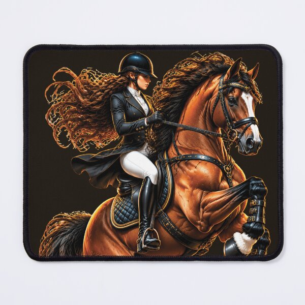 Item preview, Elegant Horse Rider Equestrian Premium Design designed and sold by M. Mamdouh Artworks.