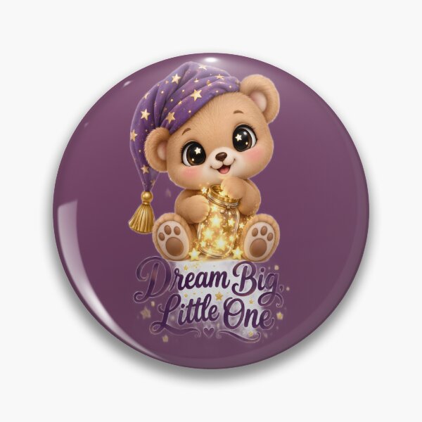 Item preview, VLLC Dream Big Little One Cute Baby Teddy Bear Art designed and sold by VICTORY LIBERTY .