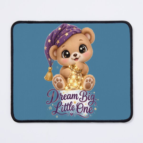 Item preview, VLLC Dream Big Little One Cute Baby Teddy Bear Art designed and sold by VICTORY LIBERTY .