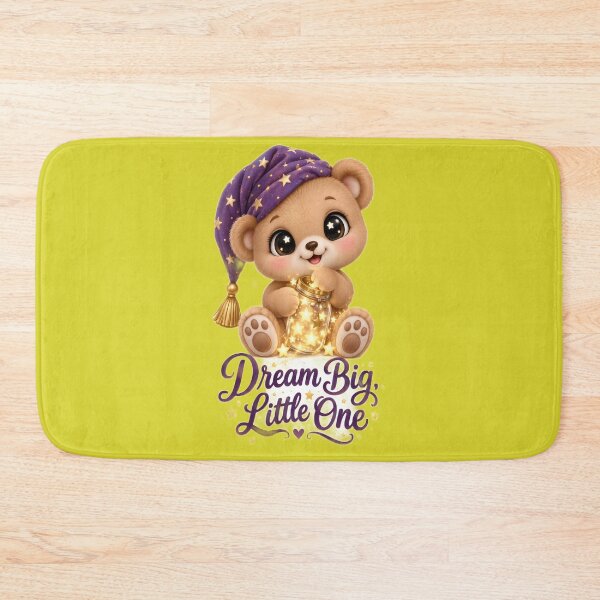 Item preview, VLLC Dream Big Little One Cute Baby Teddy Bear Art designed and sold by VICTORY LIBERTY .
