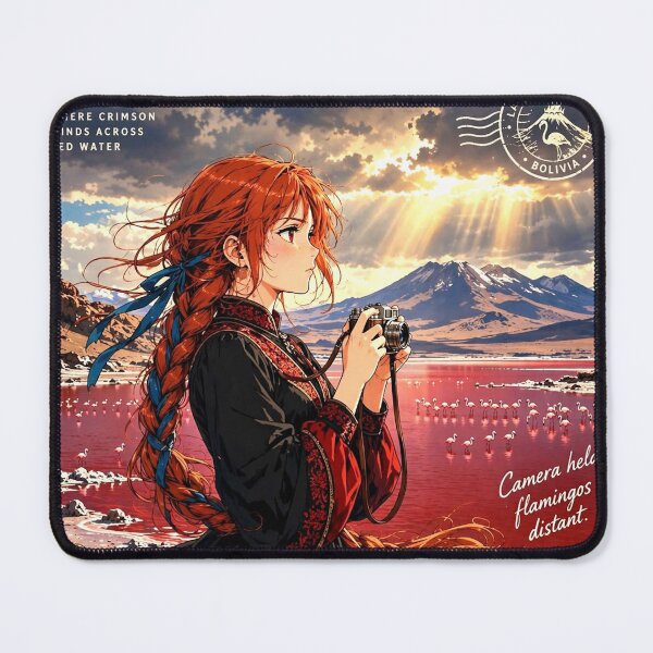 Item preview, Bolivia — Laguna Colorada — The Red Lake of the Andes designed and sold by DibujandoPorfa.