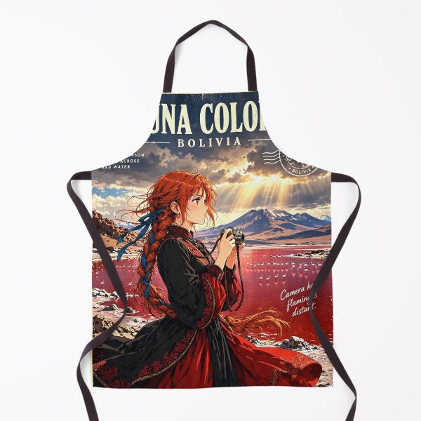 Item preview, Bolivia — Laguna Colorada — The Red Lake of the Andes designed and sold by DibujandoPorfa.