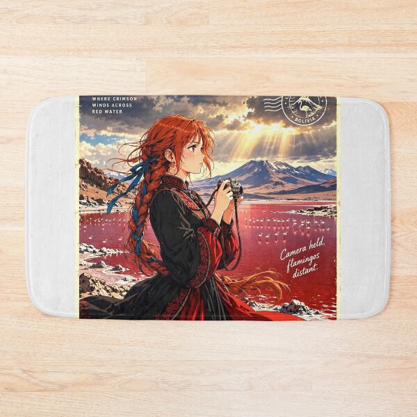 Item preview, Bolivia — Laguna Colorada — The Red Lake of the Andes designed and sold by DibujandoPorfa.