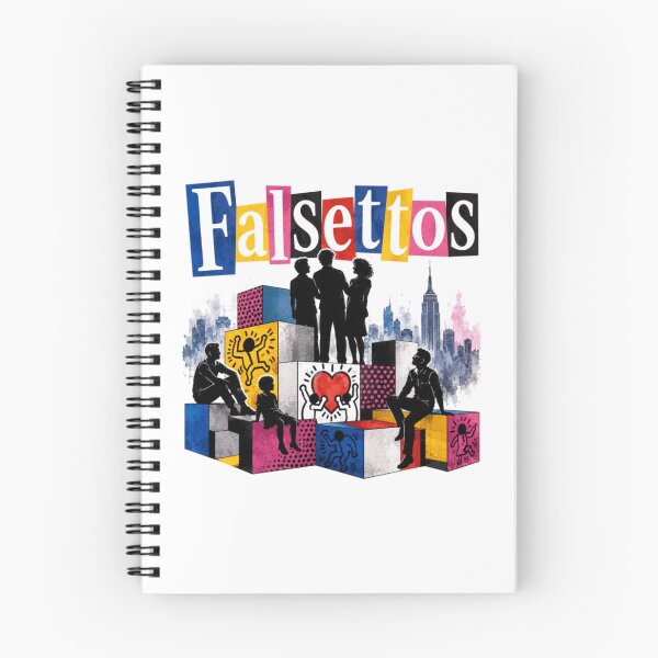 Item preview, Falsettos The Musical Colorful Broadway Design designed and sold by SleepyKitties90.