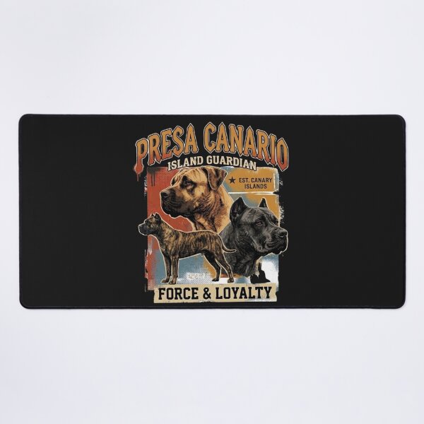 Item preview, Presa Canario Vintage 90s Bootleg | Force & Loyalty Dog Graphic designed and sold by EfectoCreativo.
