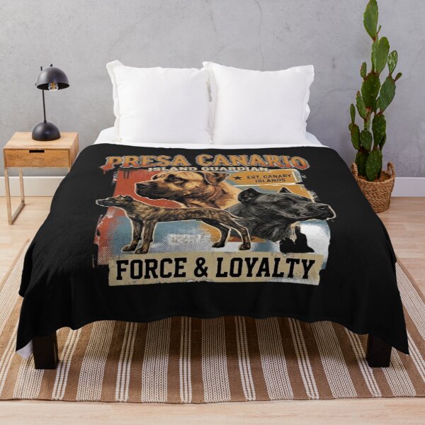 Item preview, Presa Canario Vintage 90s Bootleg | Force & Loyalty Dog Graphic designed and sold by EfectoCreativo.
