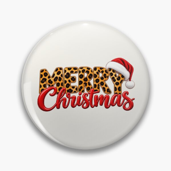 Item preview, Leopard Christmas partial Typography with Santa Hat PNG designed and sold by annenambiro.