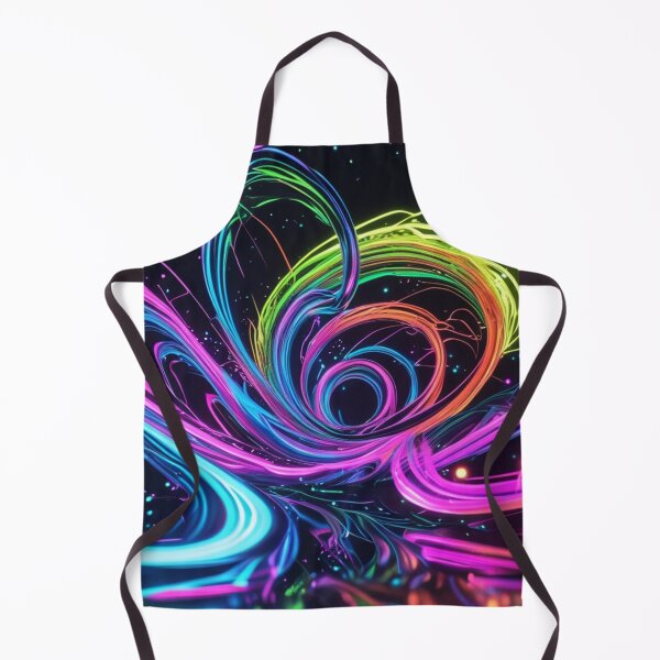 Item preview, Neon Rainbow Vortex – Vibrant Abstract Energy Wave Design. designed and sold by fbtrisha.
