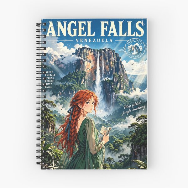 Item preview, Venezuela — Angel Falls — Lost Above the Jungle designed and sold by DibujandoPorfa.