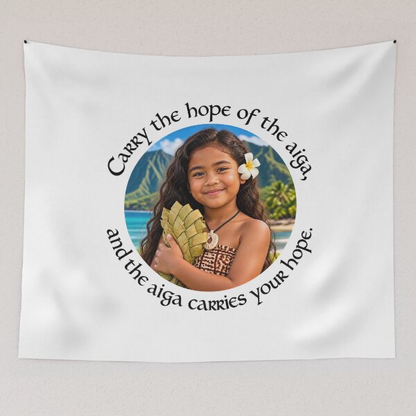 Item preview, Samoa Family Chiasmus Proverb - Carry the hope of the aiga | Island Wisdom Art designed and sold by ShakaLife.org.