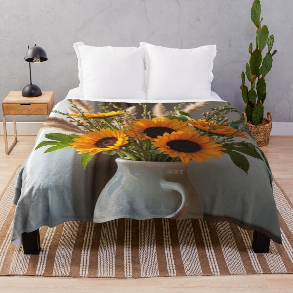 Item preview, Sunflower Bouquet - Rustic Farmhouse Botanical Art designed and sold by nhk999.