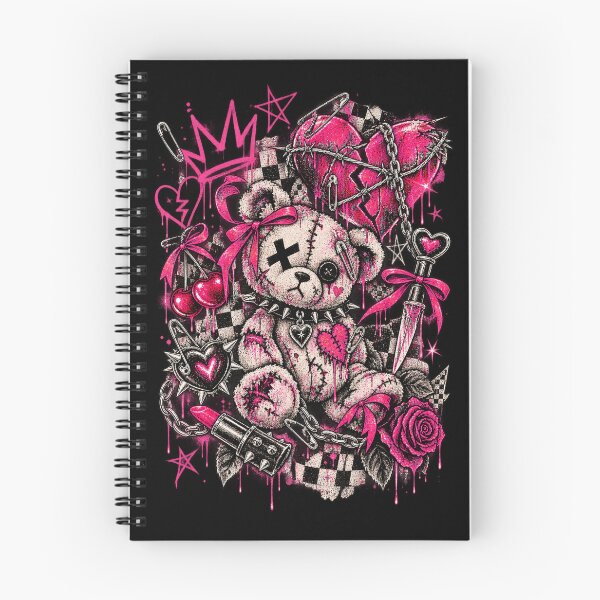 Item preview, Pink Grunge Teddy Bear – Punk Cute Alternative Design designed and sold by MetaModel Editions.
