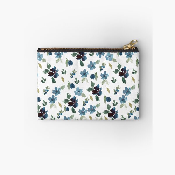 Item preview, Classic Indigo Blue Wildflowers Seamless Pattern - Modern Botanical Decor designed and sold by Orly Fuchs Galchen.