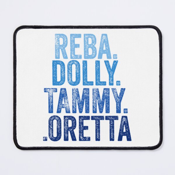 Item preview, Reba Dolly Tammy Loretta Country Typography designed and sold by SleepyKitties90.