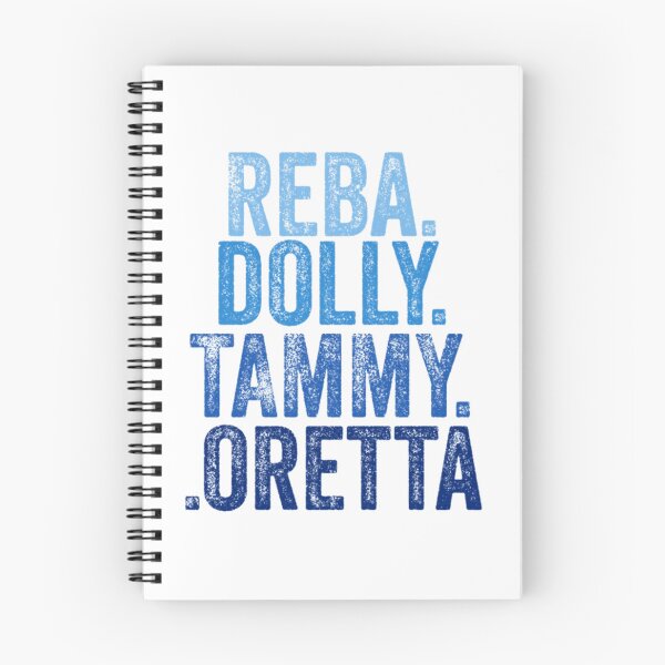 Item preview, Reba Dolly Tammy Loretta Country Typography designed and sold by SleepyKitties90.