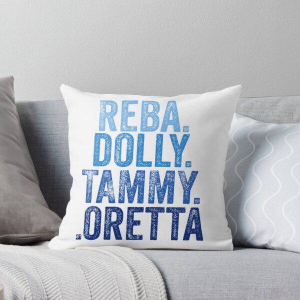 Item preview, Reba Dolly Tammy Loretta Country Typography designed and sold by SleepyKitties90.