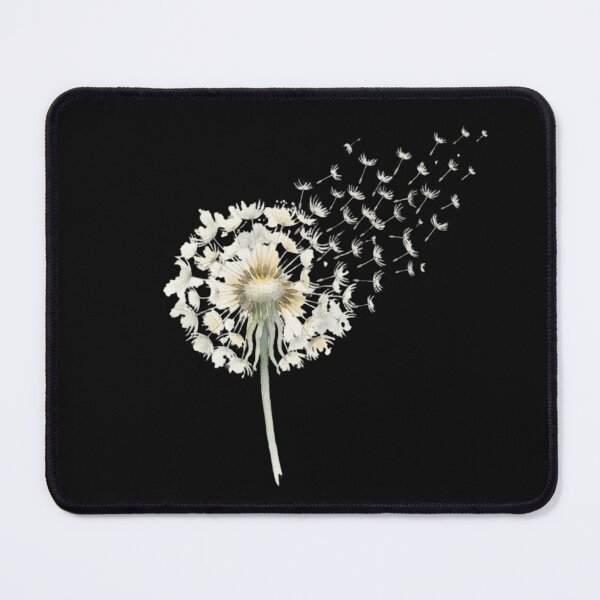 Item preview, Elegant White Dandelion Watercolor Blow Wind Art designed and sold by bvdesignart.