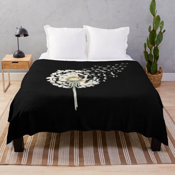 Item preview, Elegant White Dandelion Watercolor Blow Wind Art designed and sold by bvdesignart.