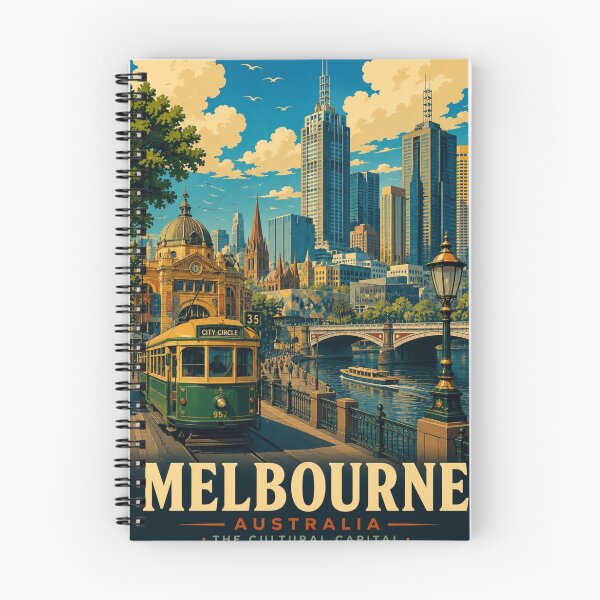 Item preview, Melbourne - A Nostalgic Ride Along The Yarra River designed and sold by iamdesigns14.
