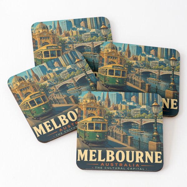 Item preview, Melbourne - A Nostalgic Ride Along The Yarra River designed and sold by iamdesigns14.