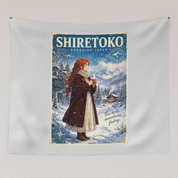Item preview, Japan — Shiretoko — Tea Beneath the Winter Clouds designed and sold by DibujandoPorfa.