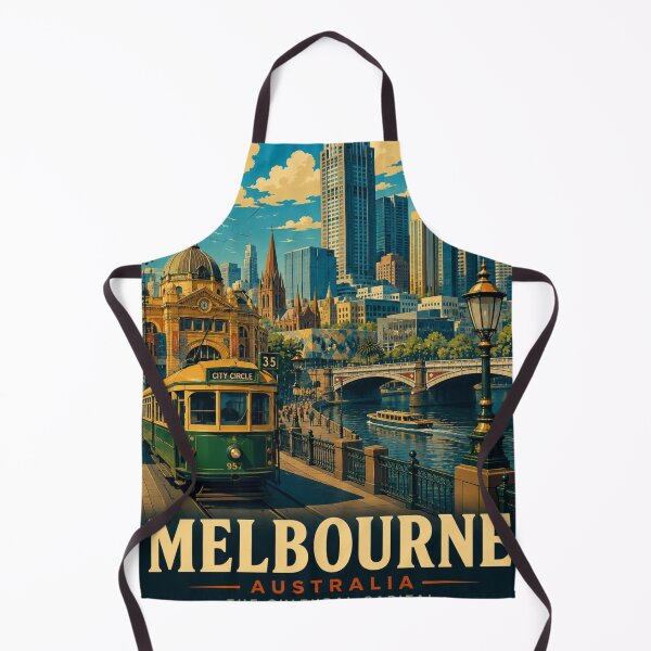 Item preview, Melbourne - A Nostalgic Ride Along The Yarra River designed and sold by iamdesigns14.