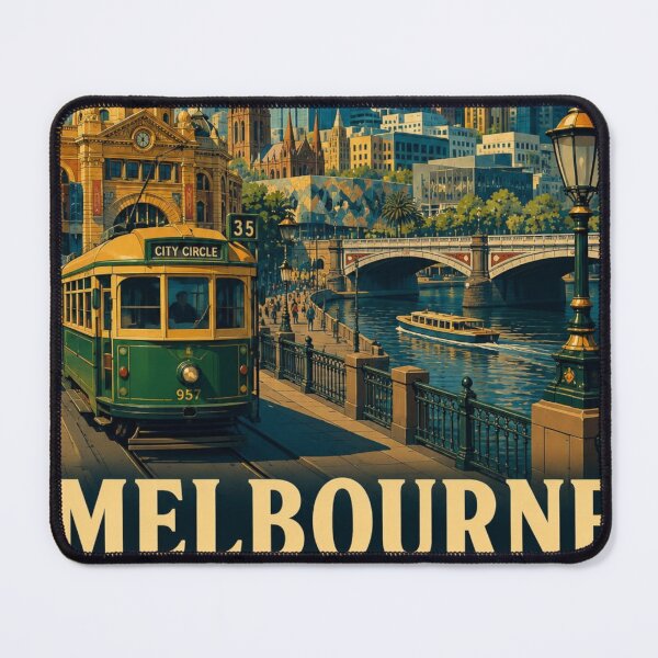 Item preview, Melbourne - A Nostalgic Ride Along The Yarra River designed and sold by iamdesigns14.