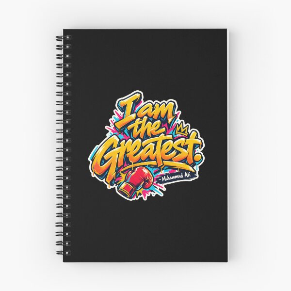 Item preview, I Am the Greatest – Boxing Graffiti Typography designed and sold by BoldApparel.