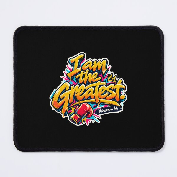 Item preview, I Am the Greatest – Boxing Graffiti Typography designed and sold by BoldApparel.