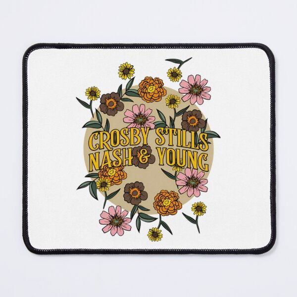 Item preview, Crosby Stills Nash Young Floral Design designed and sold by SleepyKitties90.