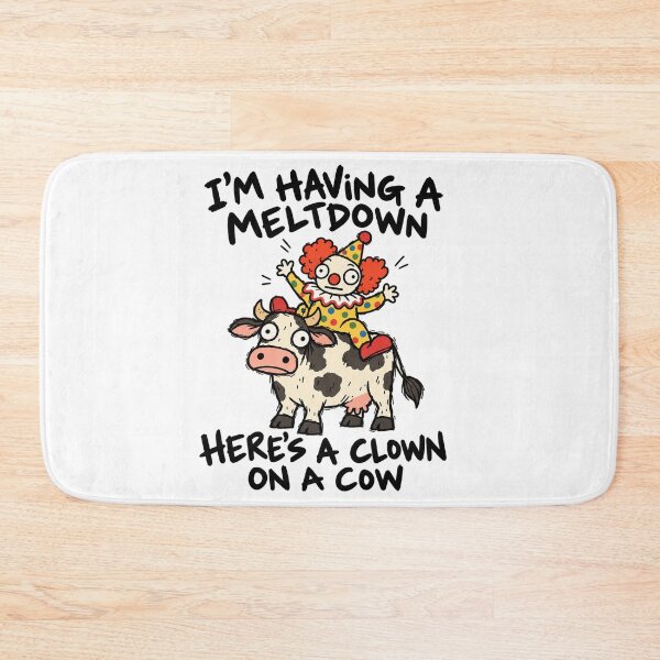 Item preview, Clown Riding A Cow designed and sold by MonkiFlipp.