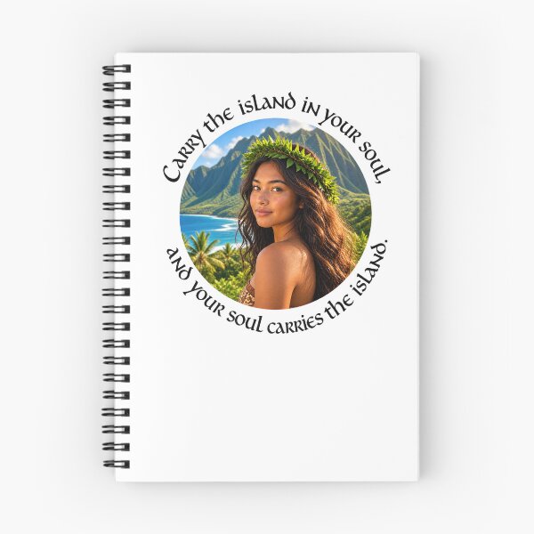 Item preview, Polynesian Heritage Proverb - Carry the island in your soul | Pacific Art designed and sold by ShakaLife.org.