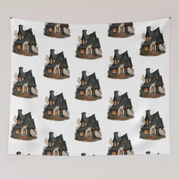 Item preview, Little Haunted House designed and sold by Helenaphotoart.