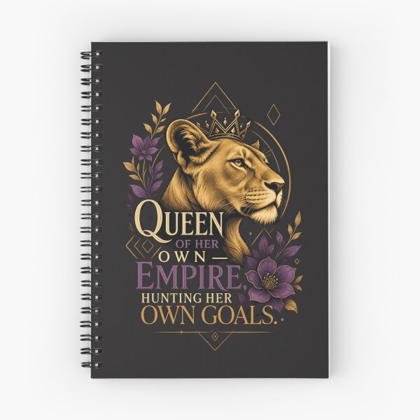 Item preview, Queen of Her Own Empire Lioness Female Entrepreneur Motivation Design designed and sold by Bennie Singh.